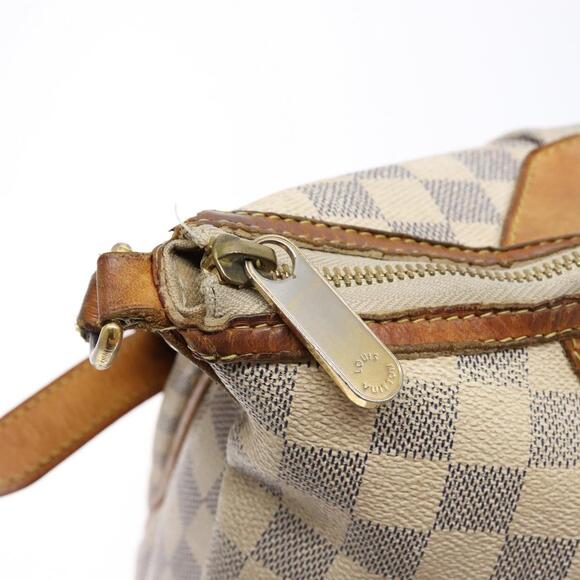 LOUIS VUITTON Damier Azur Siracusa MM Shoulder Bag N41112 - Picture 10 of 16